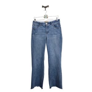 Democracy AB Technology Solution Stretch Blue Flared Leg Jean 10